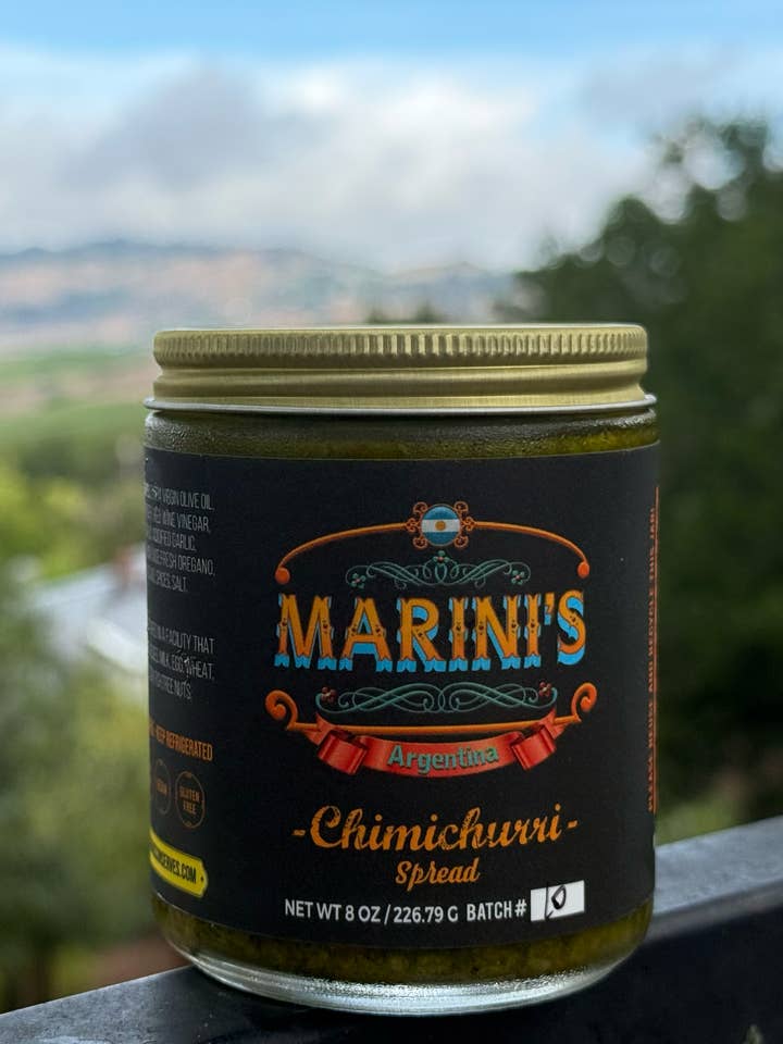 Fresh Chimichurri for wholesale by Marini's Conserves