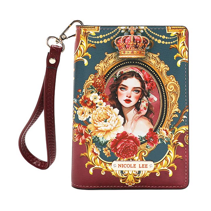 CARTERA DE PASAPORTE CON BLOQUEO RFID Y CORREA PARA LA MUÑECA para venta al por mayor de Nicole Lee USA
