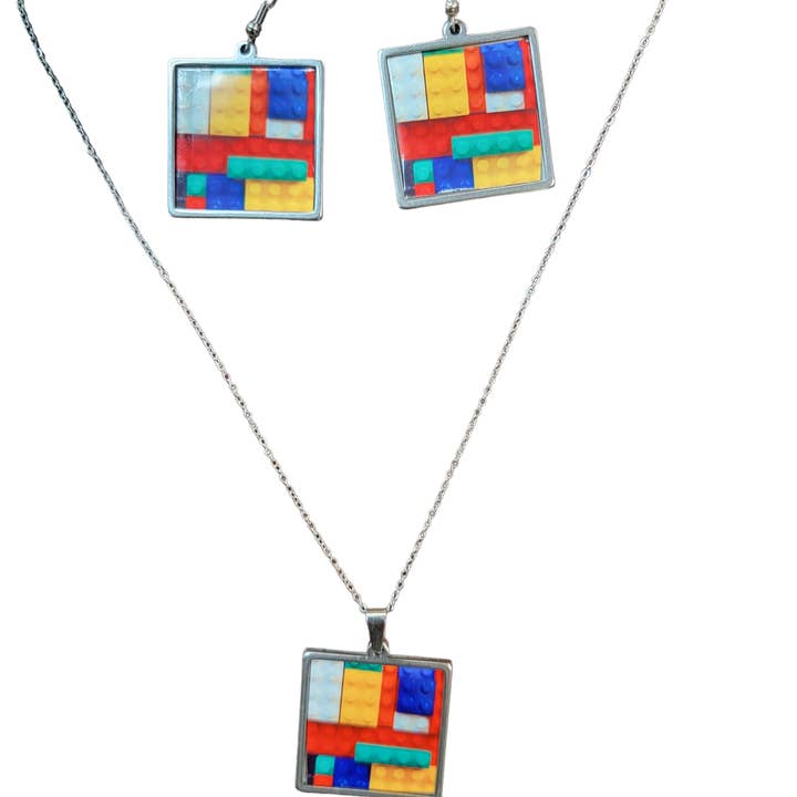 Ciao Bella Jewelry Inc – wholesale Hänge-/berlockhalsband – Square Custom hänge halsband på Multi-Strand Cord4