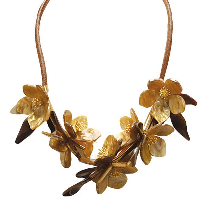 AMORINO SRL – wholesale Choker/Krage – Halsband med hartsblommor - FT24160A8526