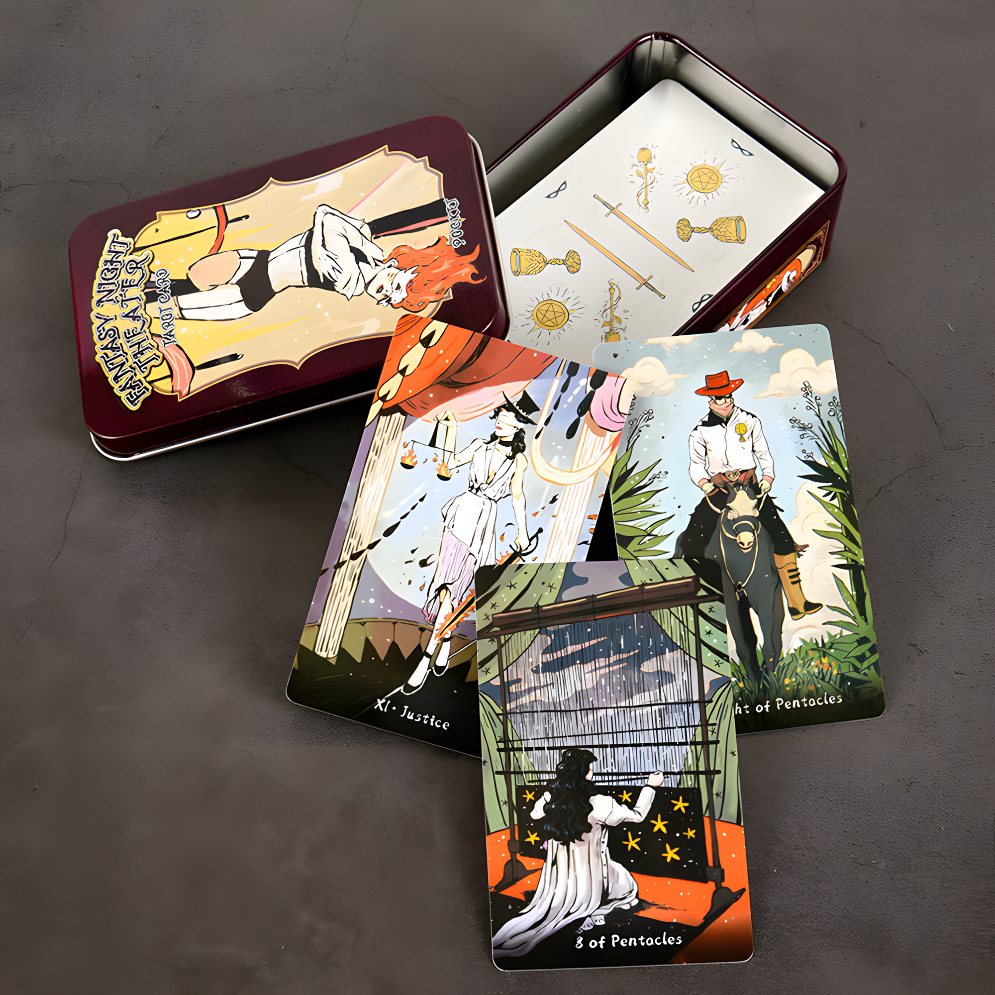 Vermilion Collection – wholesale Tarot cards – Fantasy Night Theater Tarot16
