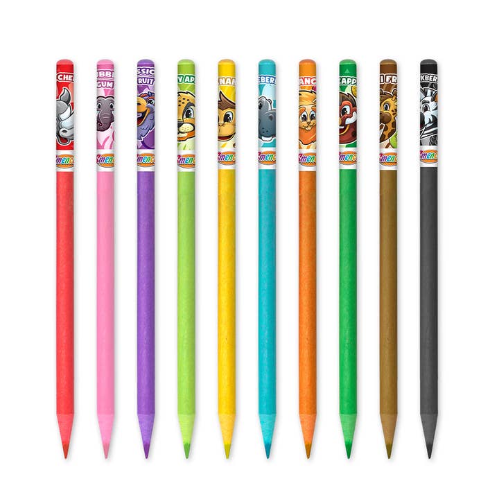 Scentco, Inc - Wholesale Colored Pencil - Safari Colored Smencils - Scented Colored Pencils - 10 Count