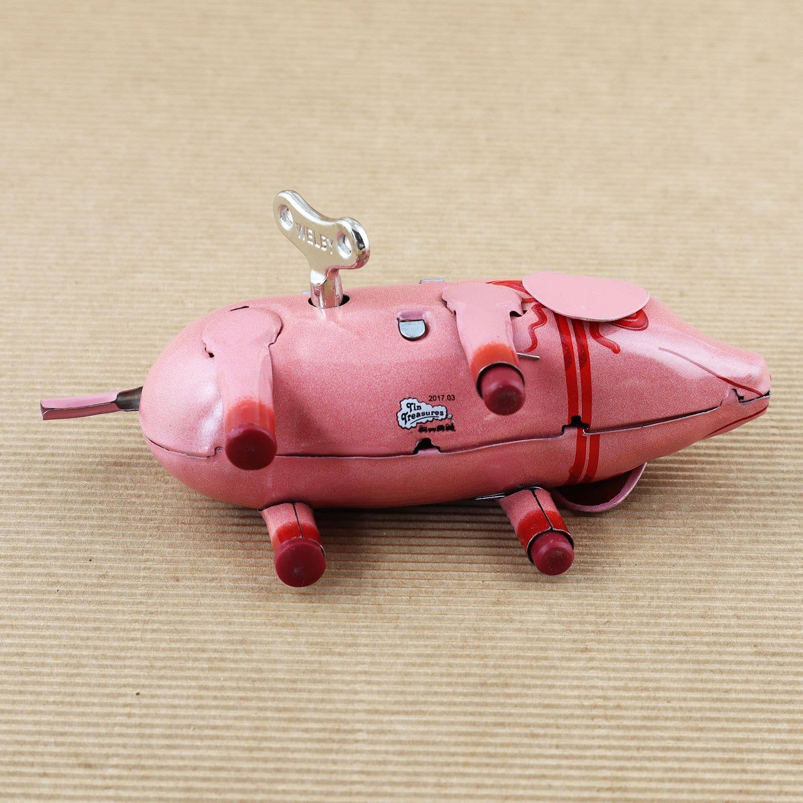 Tribal Trade GmbH - Venta al por mayor Figura decorativa - Cerdito de hojalata feliz con trébol de la suerte7