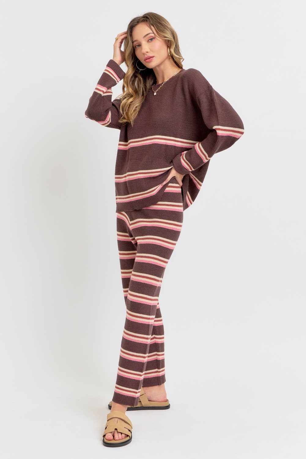 Sweet Lovely by Jen – Engroshandel Pullover - Dame – STRIBET STRIKTOP/SWEATER14