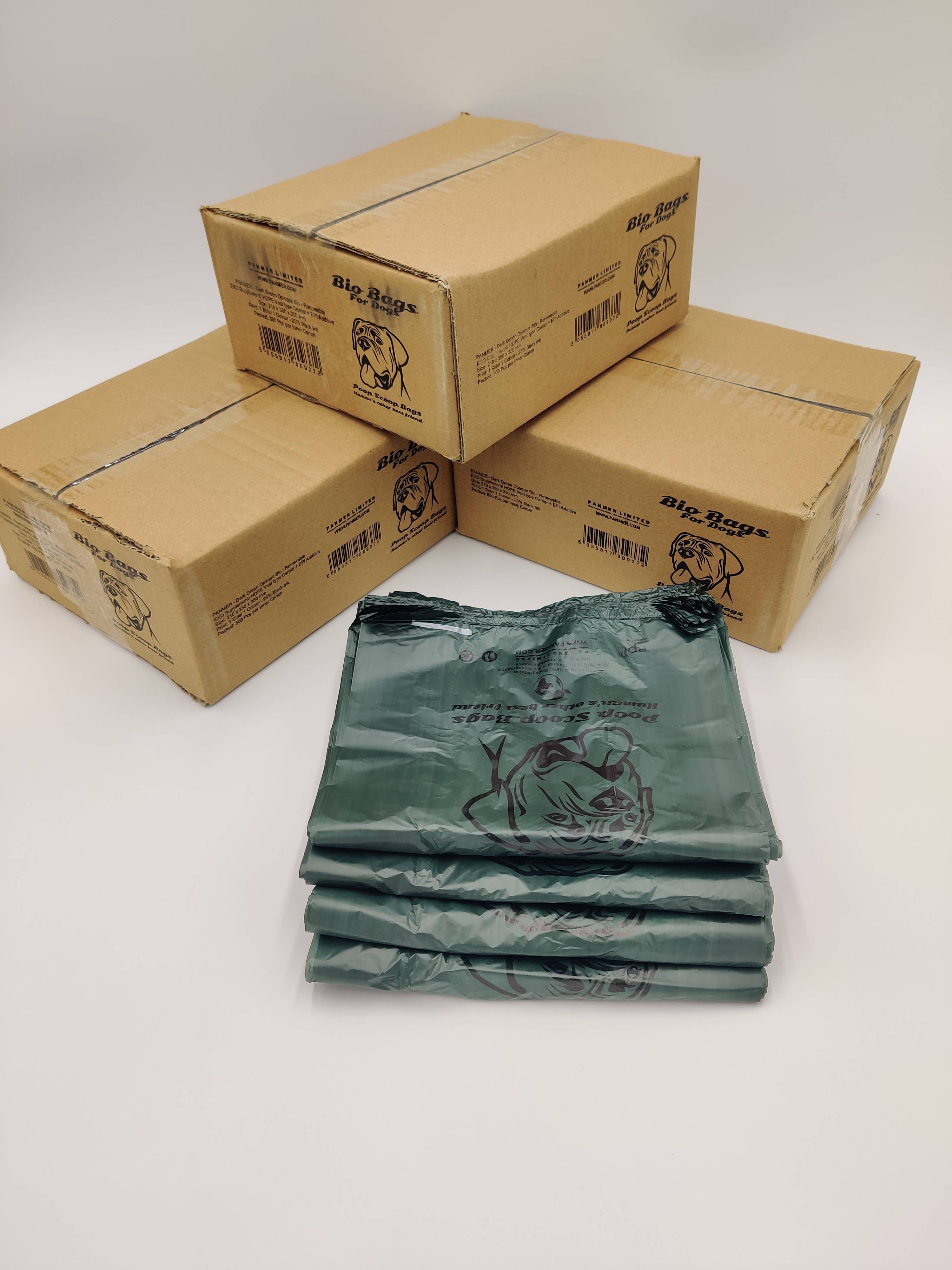 PANMER LTD - Vente Sac à déjections canines - Poo Bio Bags - Sacs biodégradables pour déjections canines x 5006