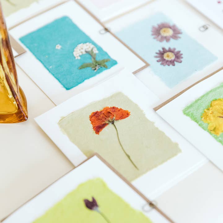 Reclaimed Gardens - Wholesale Everyday Greeting Card - Pressed Flower Greeting Cards (Blank)1