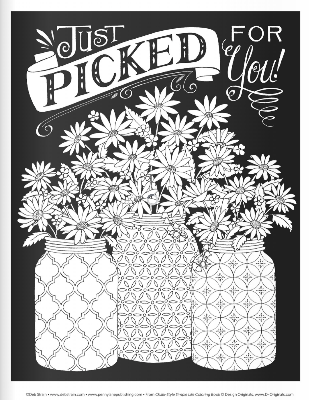 Wellspring - Wholesale Kleurboek - Volwassene - Kleurboek Chalk-Style - Simple Life2