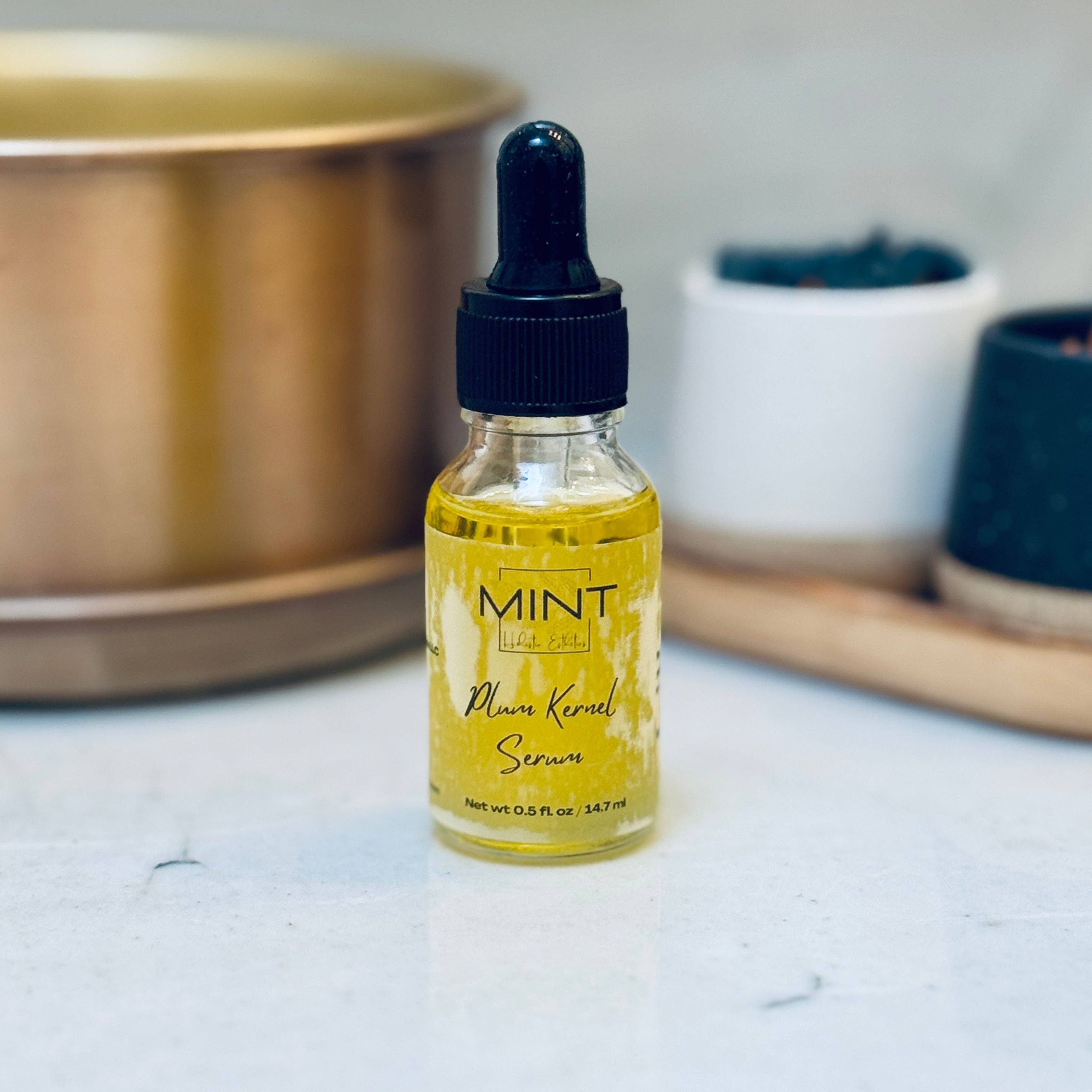 Mint Made Artisan Soaps and Holistic Skincare - Wholesale Facial Serum/Concentrate - Organic Plum Kernel Oil Serum | Nourishing Serum3
