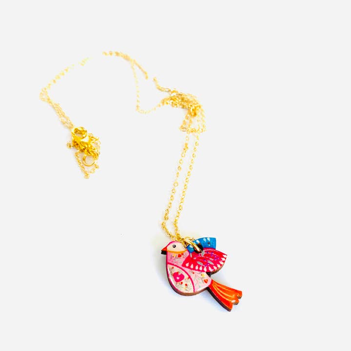 Rosie Rose Parker - Wholesale Pendant/charm necklace - Dainty charm necklace for ladies bird jewellery uk 5