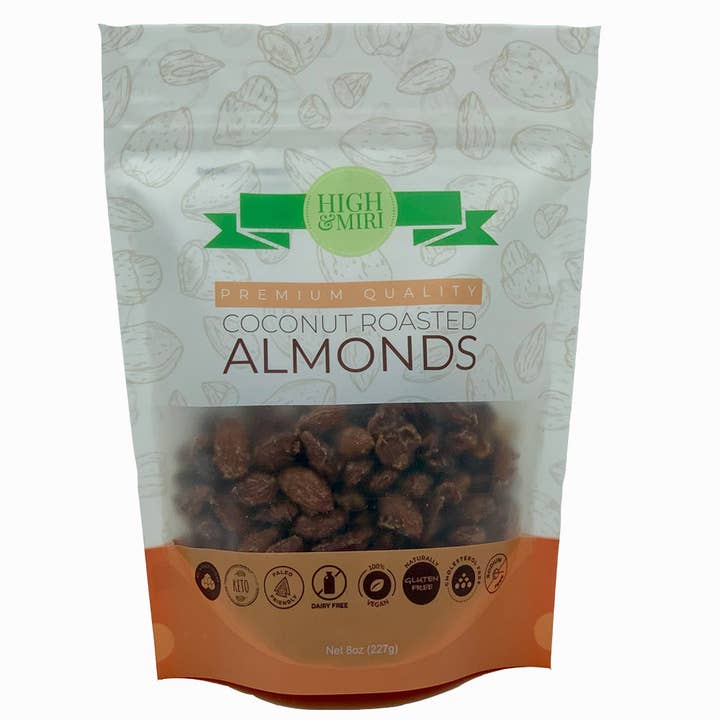 Coconut Roasted Almonds for wholesale by High&Miri