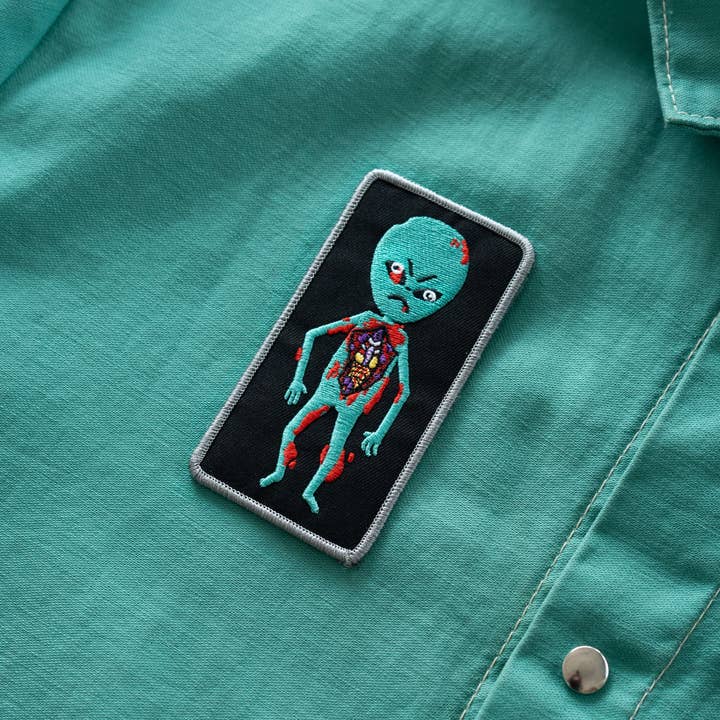 No Fun® - Wholesale Patch - "Alien Autopsy" Patch