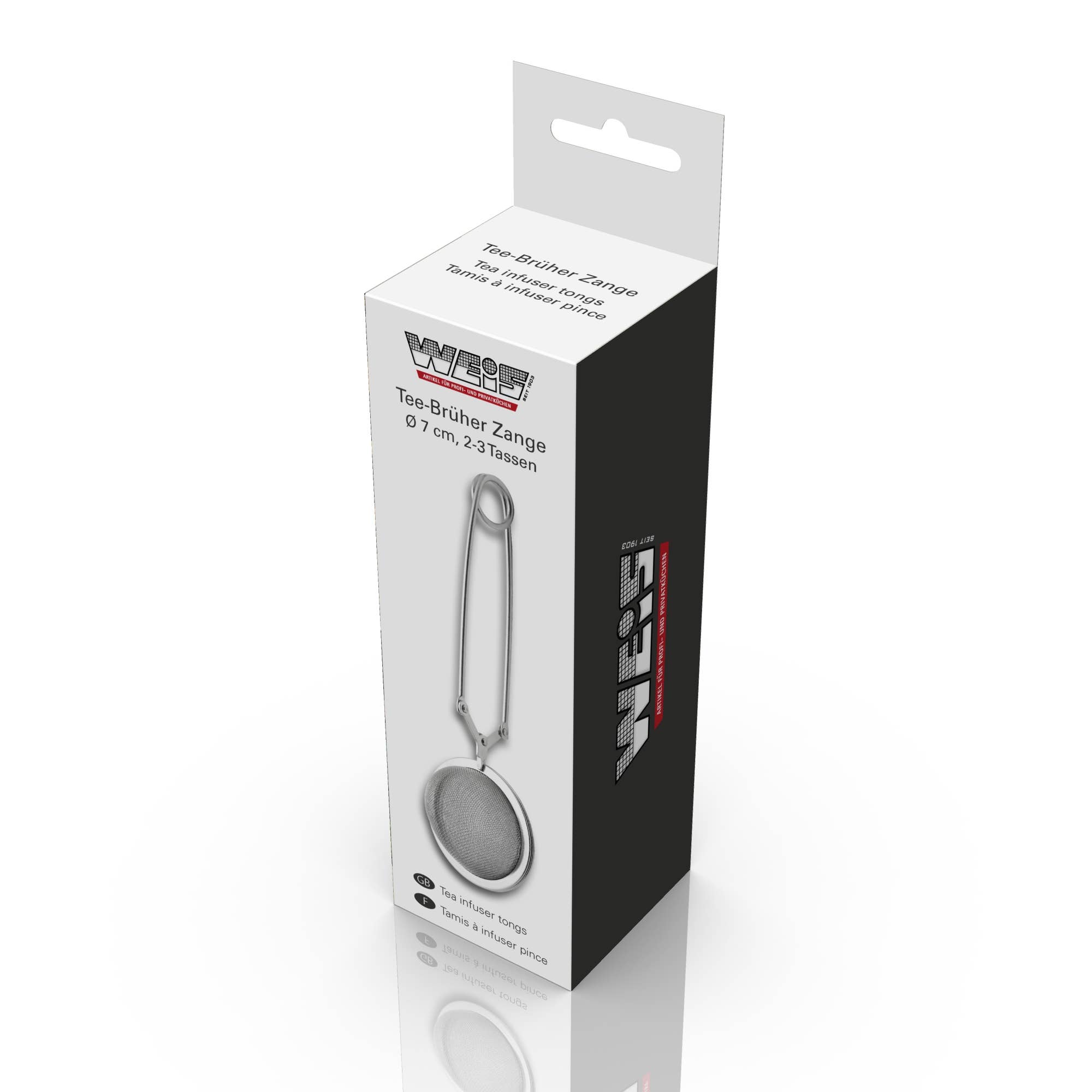 Karl Weis - Wholesale Tea Strainer/Infuser - Tea Infuser Tongs Made of Stainless Steel Ø 7cm1