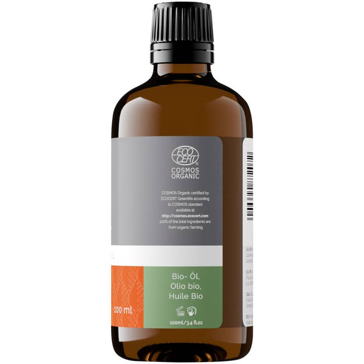 SOiL Organic Aromatherapy - Wholesale Bath/Body Oil - Organic Castor Oil (Ricinus Communis) 100ml1