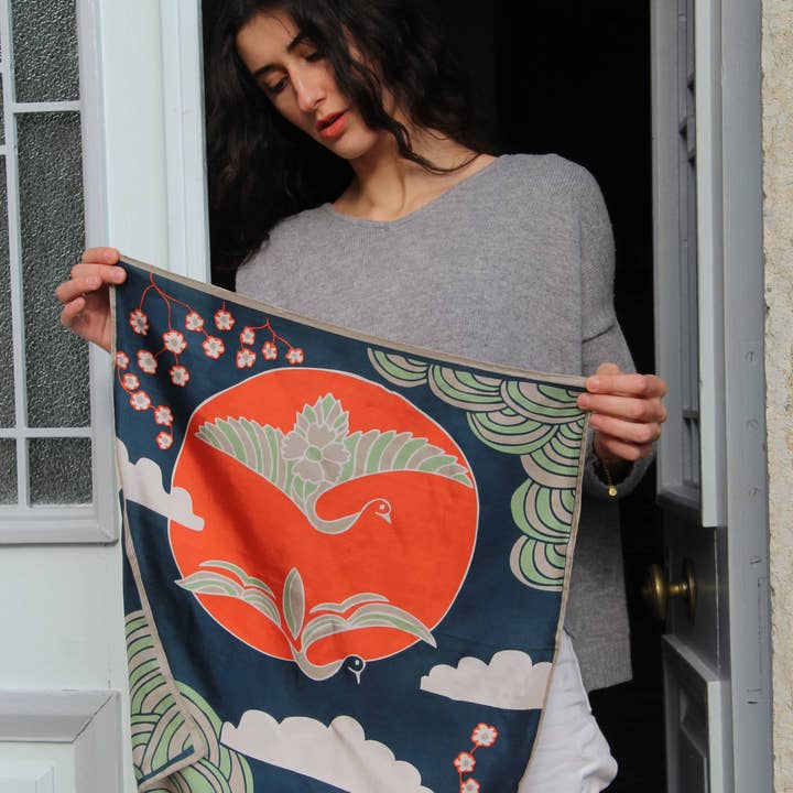 Mini Agami Marine Navy and other Purchase Wholesale foulard seta. Free Returns & Net 60 Terms on Faire trending on Faire.