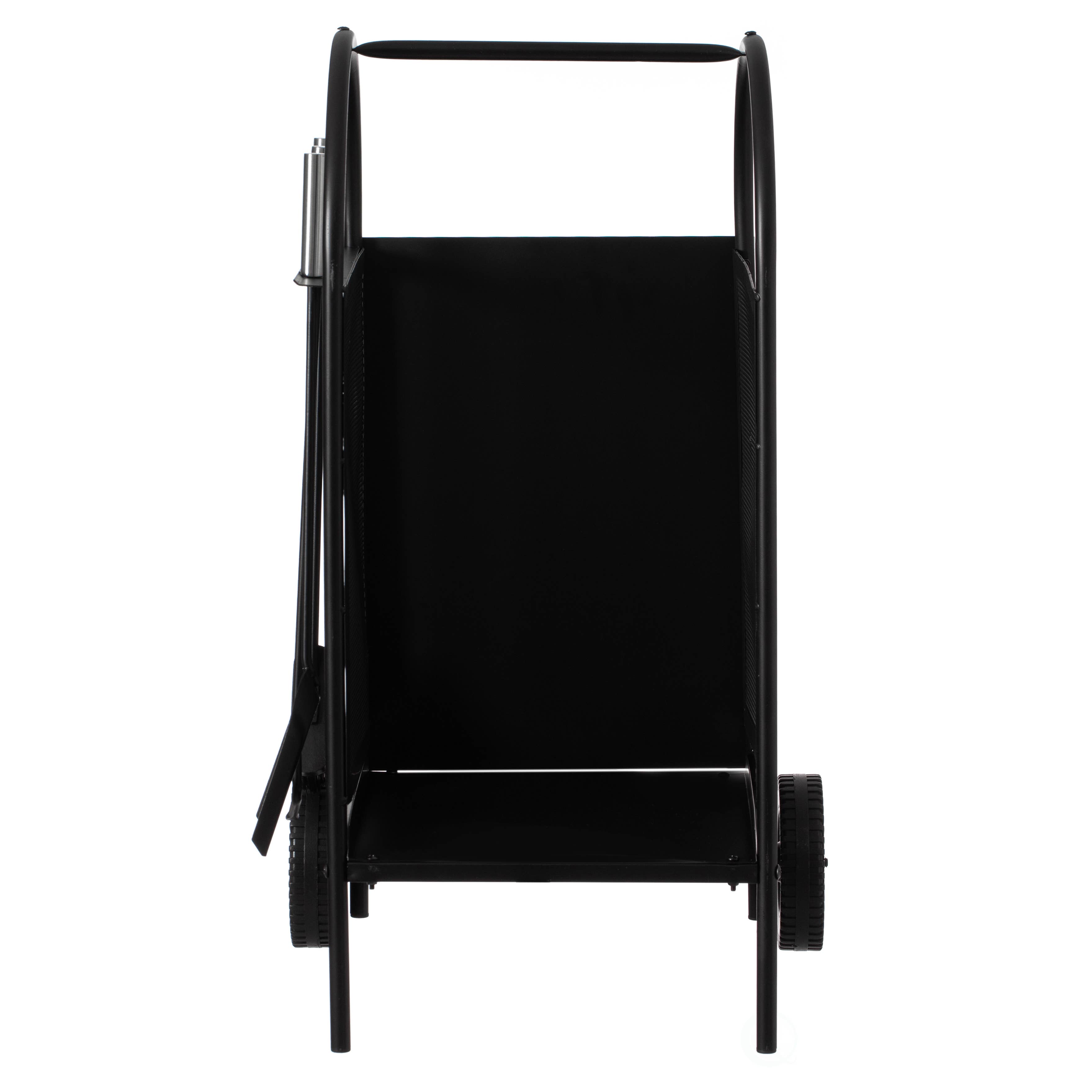 Quickway Imports - Wholesale Fire Pit - Indoor and Outdoor Patio Iron Firewood Log Cart with Wheels7