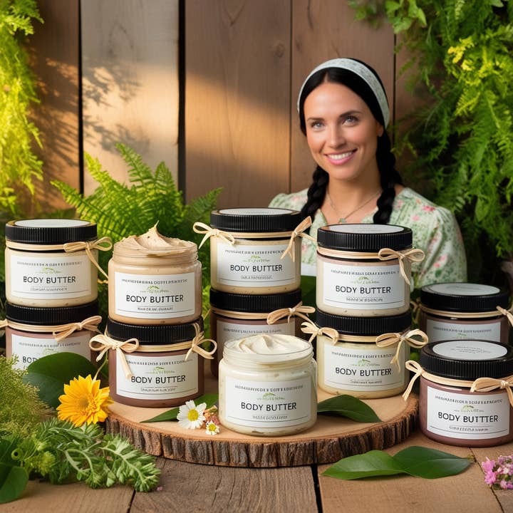 Beautique Goals - Wholesale Body Balm/Butter - Organic Amish Farms Natural Body Butter Creams1
