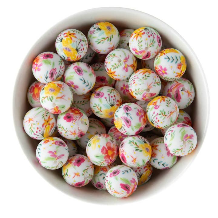 Standard Silicone Print Beads for wholesale by Cara & Co Silicone Craft Supply