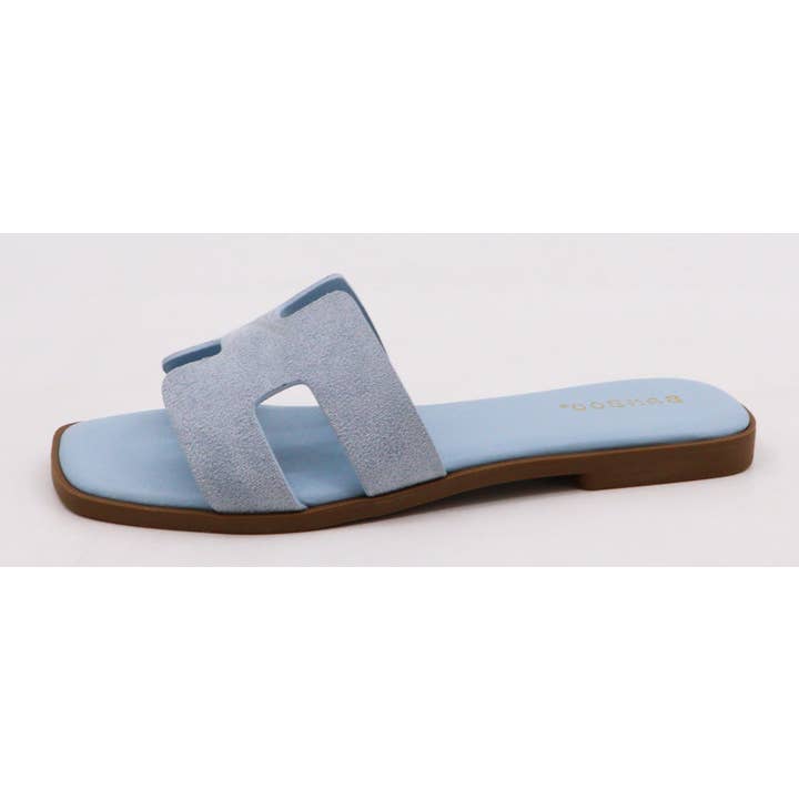 Mars Sky Shoes Wholesale - Wholesale Slides - Women's - Bamboo CONCEPT-27 Women H-cutout Strap Slipon Flat Sandals