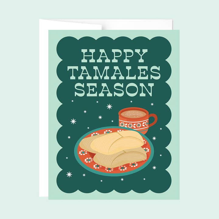 Carte de saison Happy Tamales pour la vente par Quiero Prints