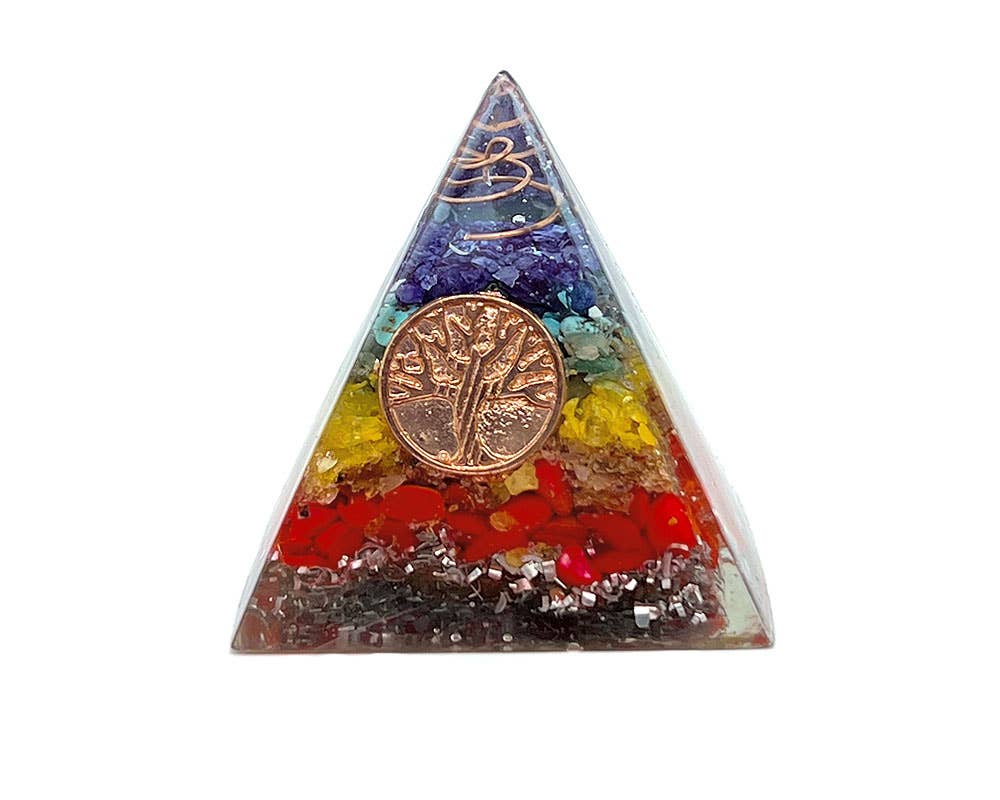Pichincha - Wholesale Decorative Tabletop Object - Orgonite Pyramid Metaphysical Table Ornament1