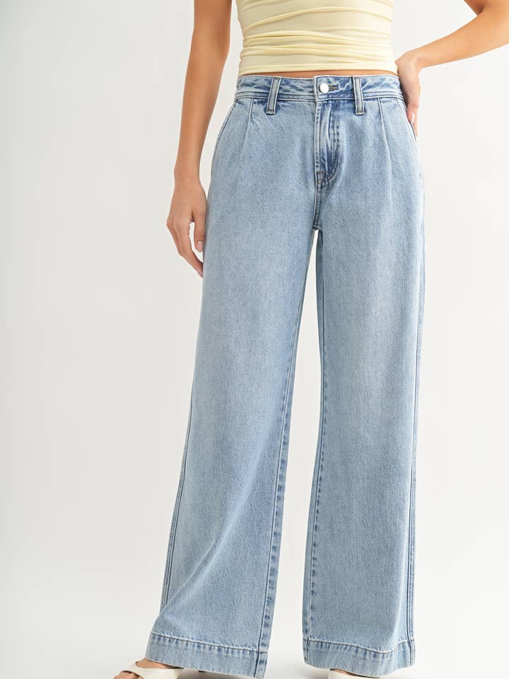 JBD - Wholesale Jeans - Women's - DP839 - LT - Lightweight Drapey Relaxed Trouser