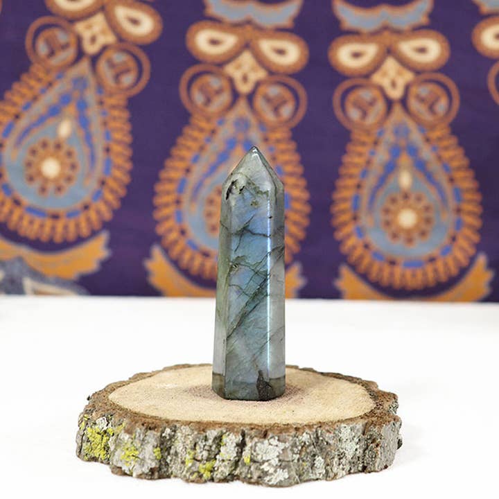 Natures Artifacts Inc - Wholesale Spiritual Stone/Crystal - Labradorite Gemstone Tower - Labradorite Gemstone Generator4