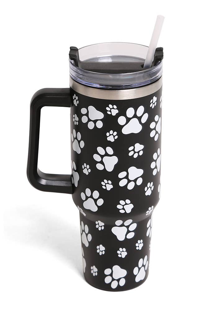 Hana - Vente Gourde/bouteille isotherme - Gobelet à manche Dog Paw 40 oz0