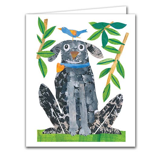 Biglietto di auguri per cani vuoto «Brenin» per la vendita all'ingrosso da parte di Silver Birch Cards