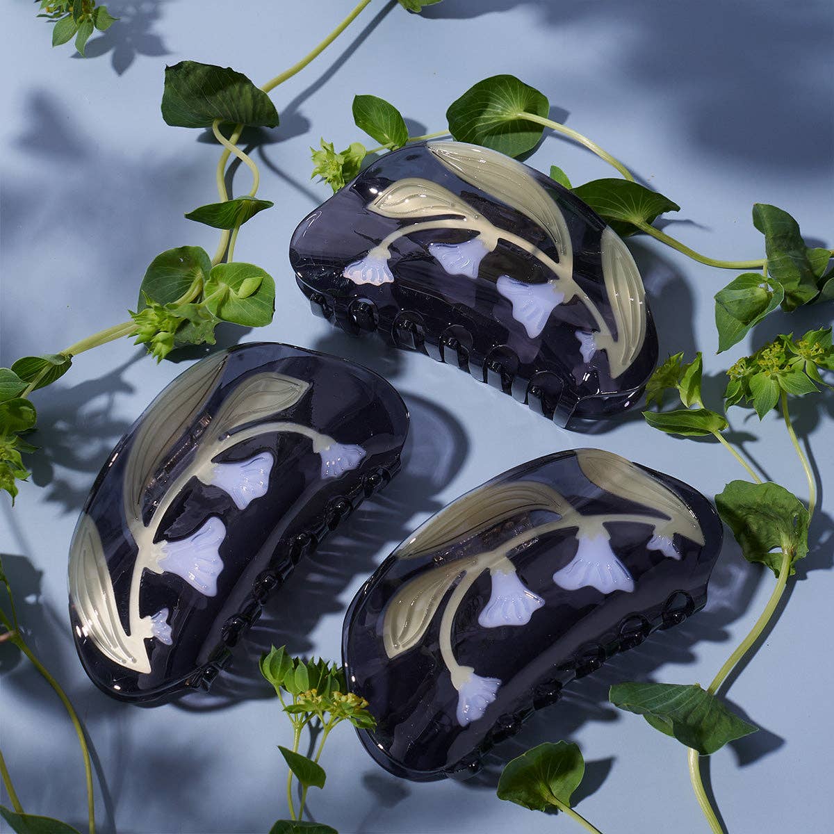 WINONA IRENE - Wholesale Hair Accessories Set - Women's - Moonflower Vine Women's Acetate Hair Claw Accessory4