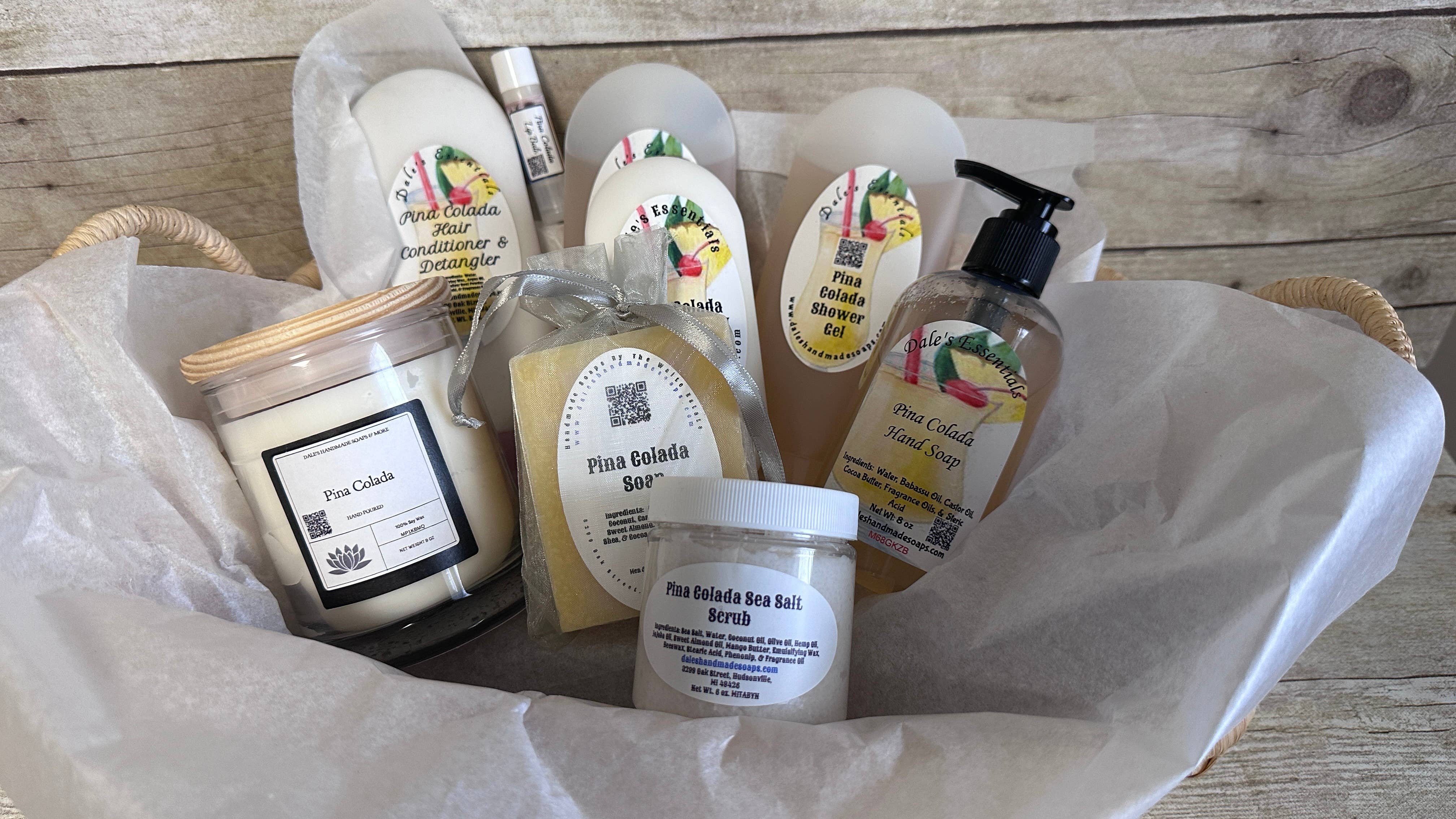 Dales Handmade Soaps & More - Wholesale Bath & Body Set - New Product Line Gift Basket2
