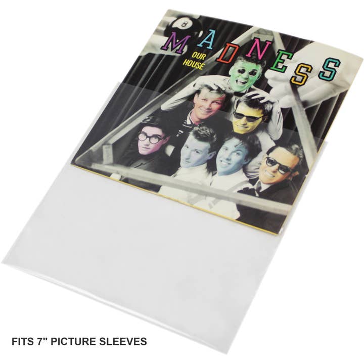 Square Deal Recordings & Supplies – Acessório de música por atacado – Capas Externas para Discos de 7" Slim Fit - Polietileno - 3 Mil4