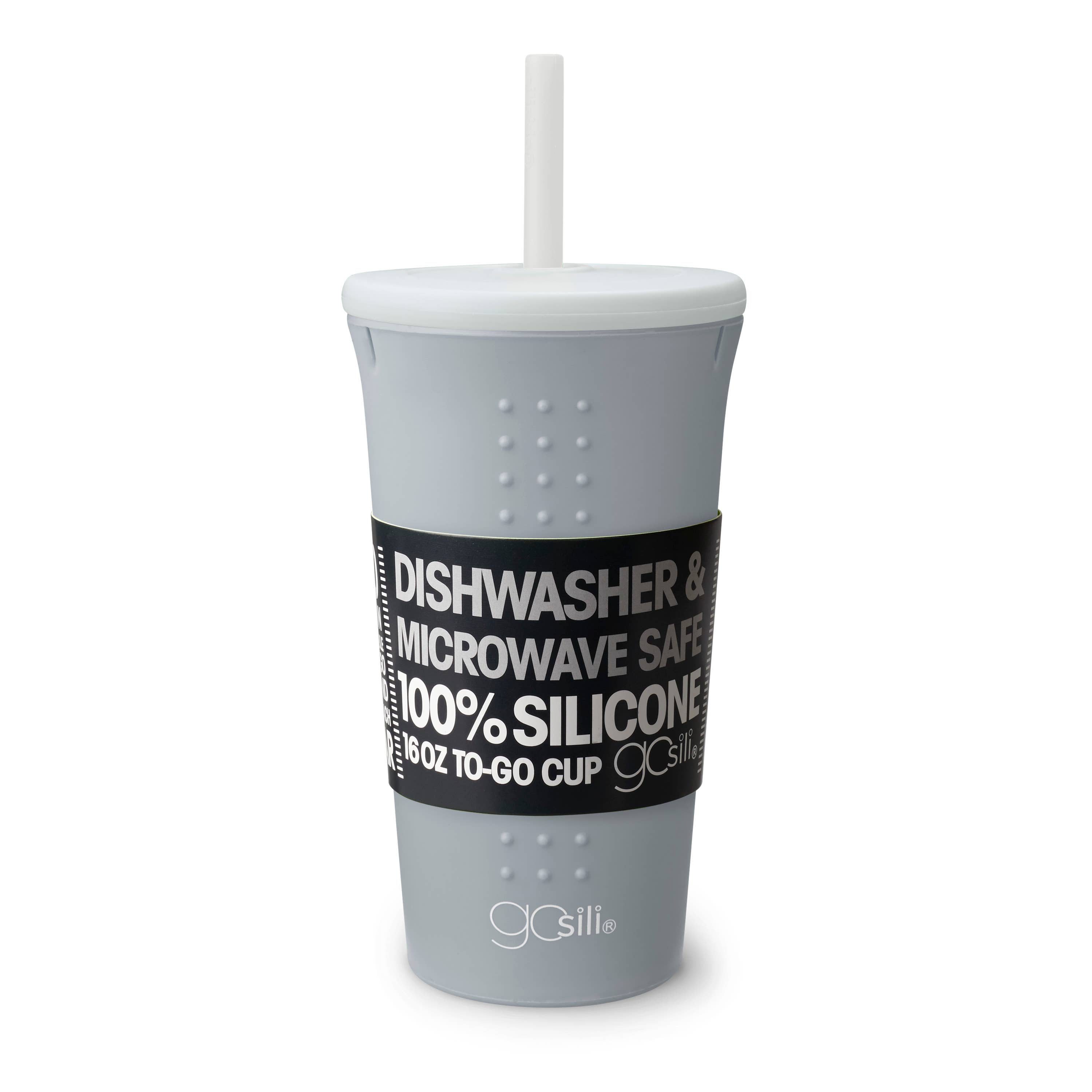 GoSili - Venta al por mayor Vaso/copa - Vaso con pajita de silicona de 16 oz24