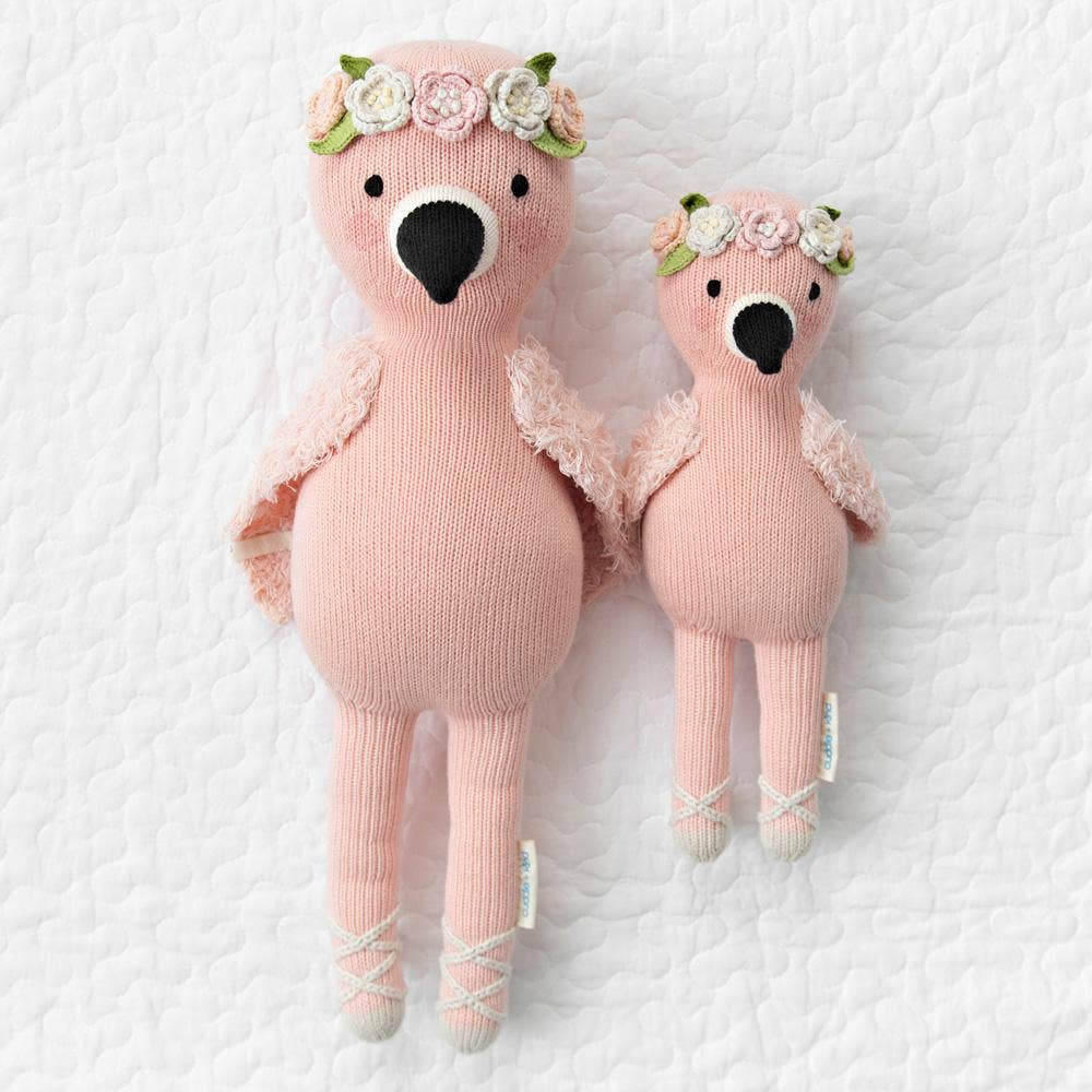 cuddle+kind - Wholesale Doll - Kids - Penelope the flamingo, gives 10 meals4