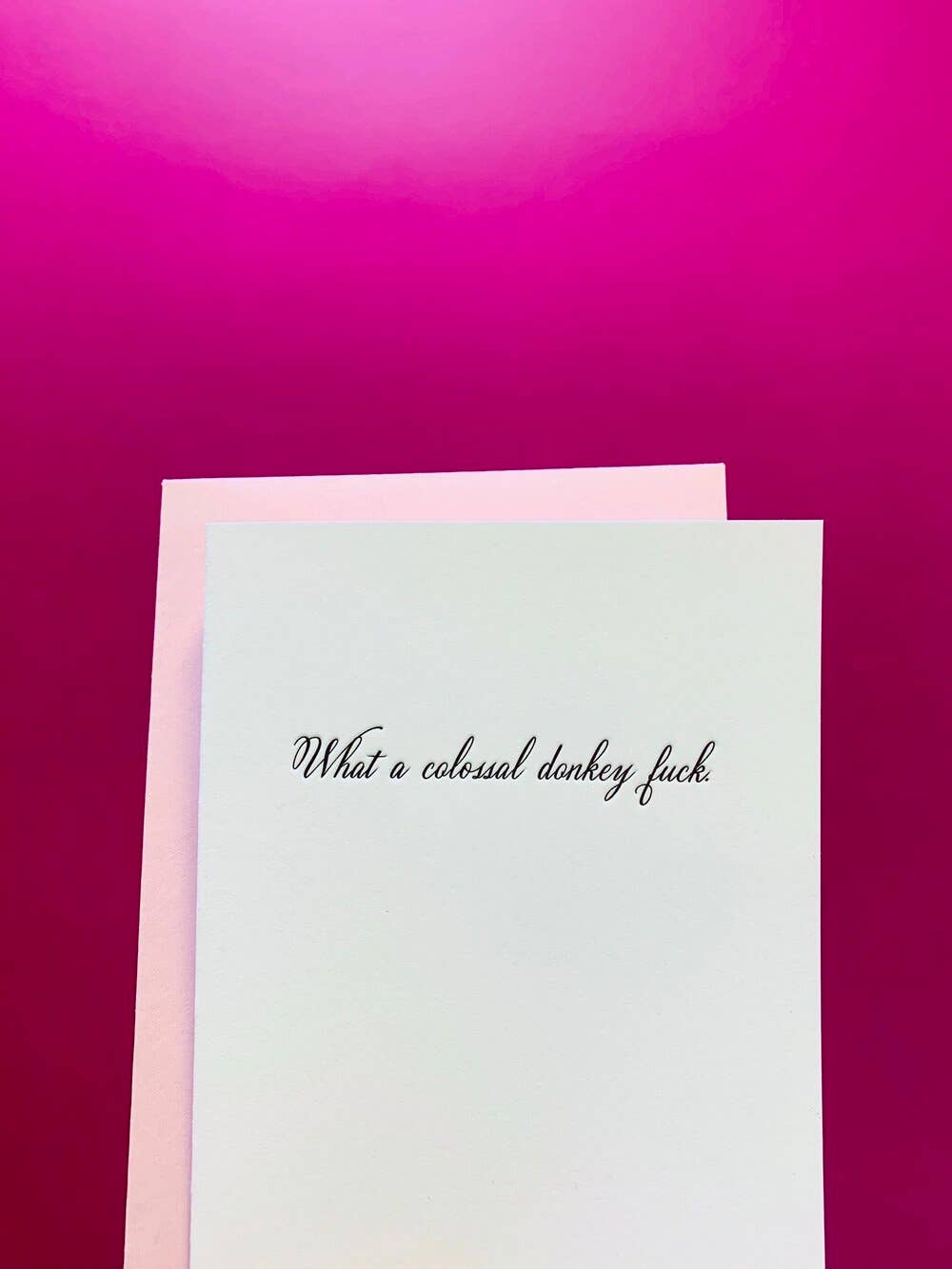 Paper Epiphanies - Wholesale Everyday Greeting Card - Colossal Donkey Fuck Card2