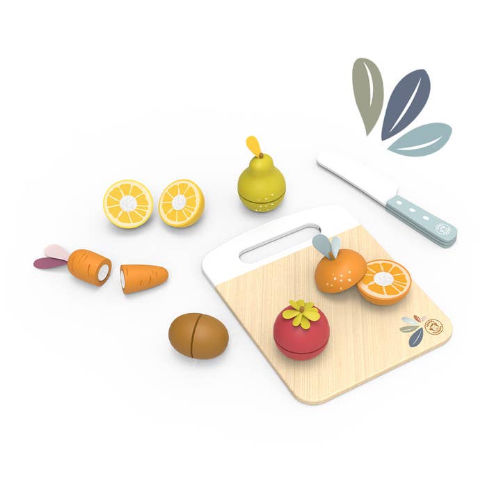 Fruits & Vegetables Cutting Playset for wholesale by Speedy Monkey