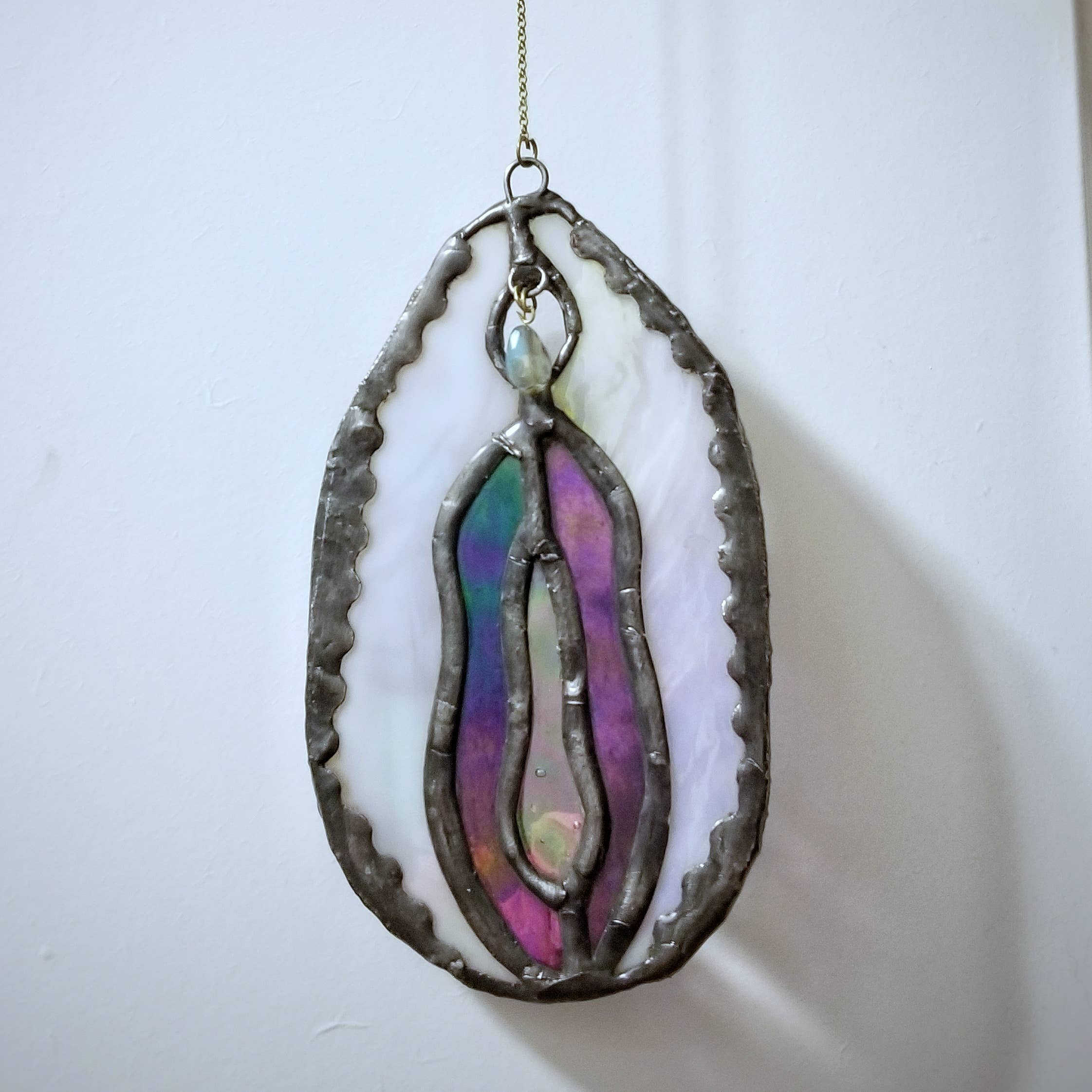 Lost & Found Design - Wholesale Suncatcher - Stained glass - yoni - choose your color combination2