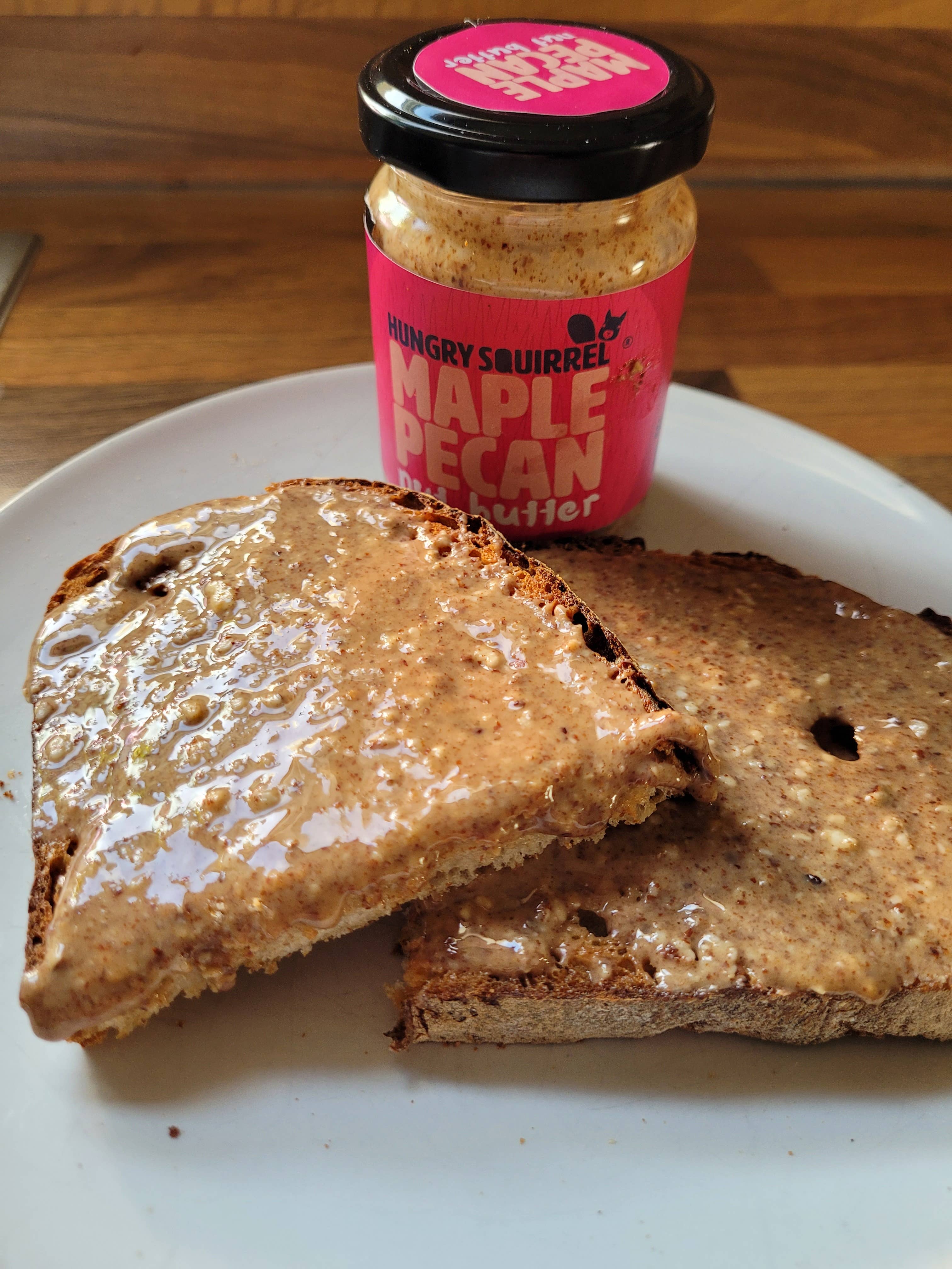 Hungry Squirrel Limited – wholesale Nut butter – Maple Pecan nut butter2