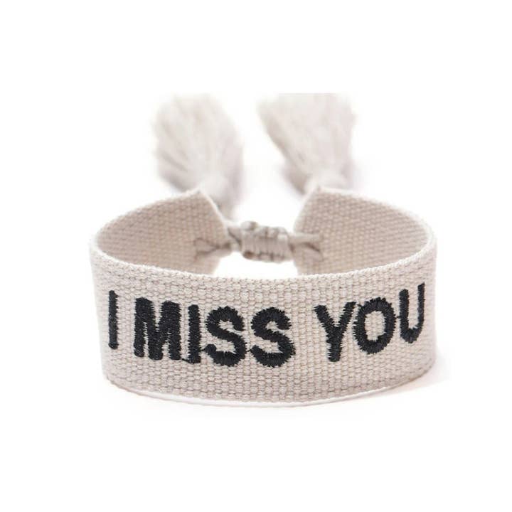 Stella Cove - Vendita all'ingrosso Bracciale in tessuto/intrecciato - Braccialetto I MISS YOU