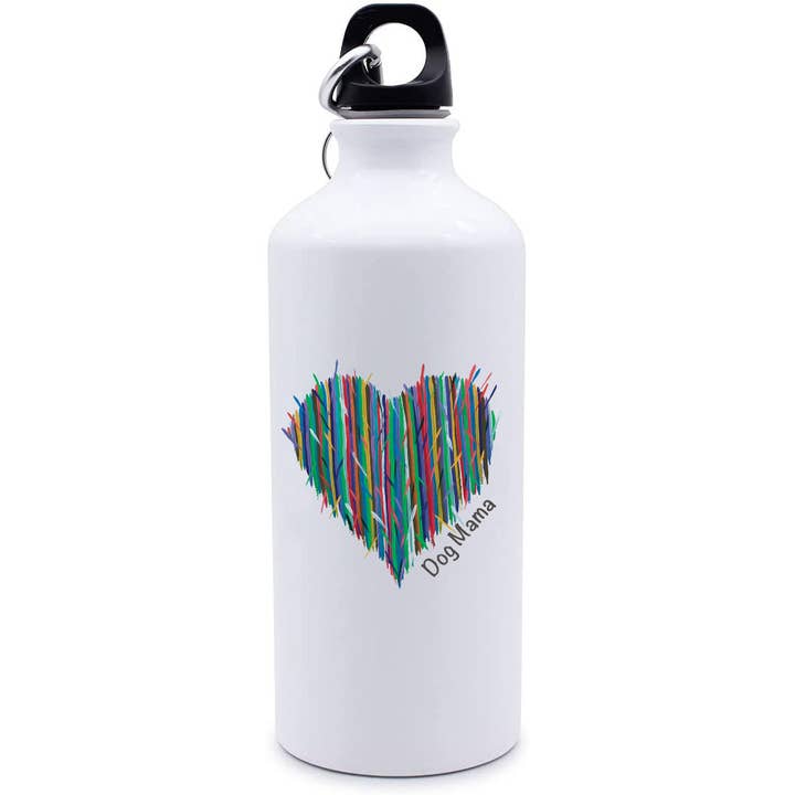 Dog Mama Water Bottle - Rainbow for wholesale by The Hector Company