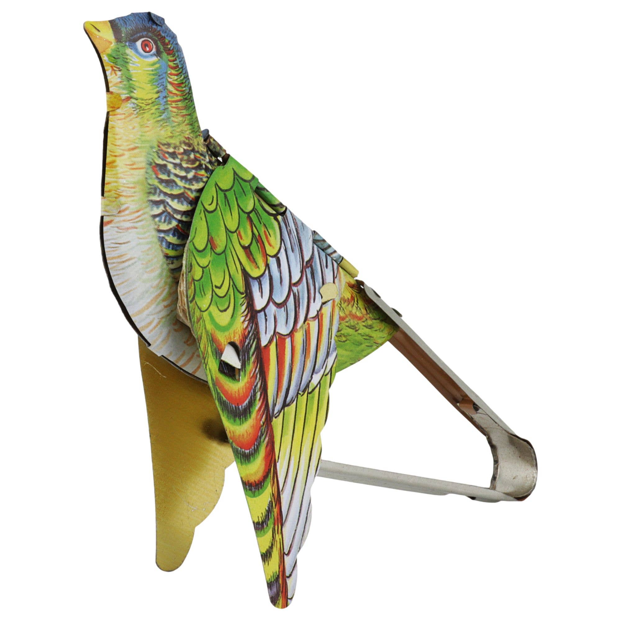 Tribal Trade GmbH - Wholesale Decorative Figurine - Tin toy bird whistling sparrow tin bird 010