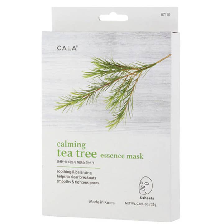 ESSENCE FACIAL MASKS TEA TREE 5 PKS , 67110 for wholesale by JOIA ACCESSORIES