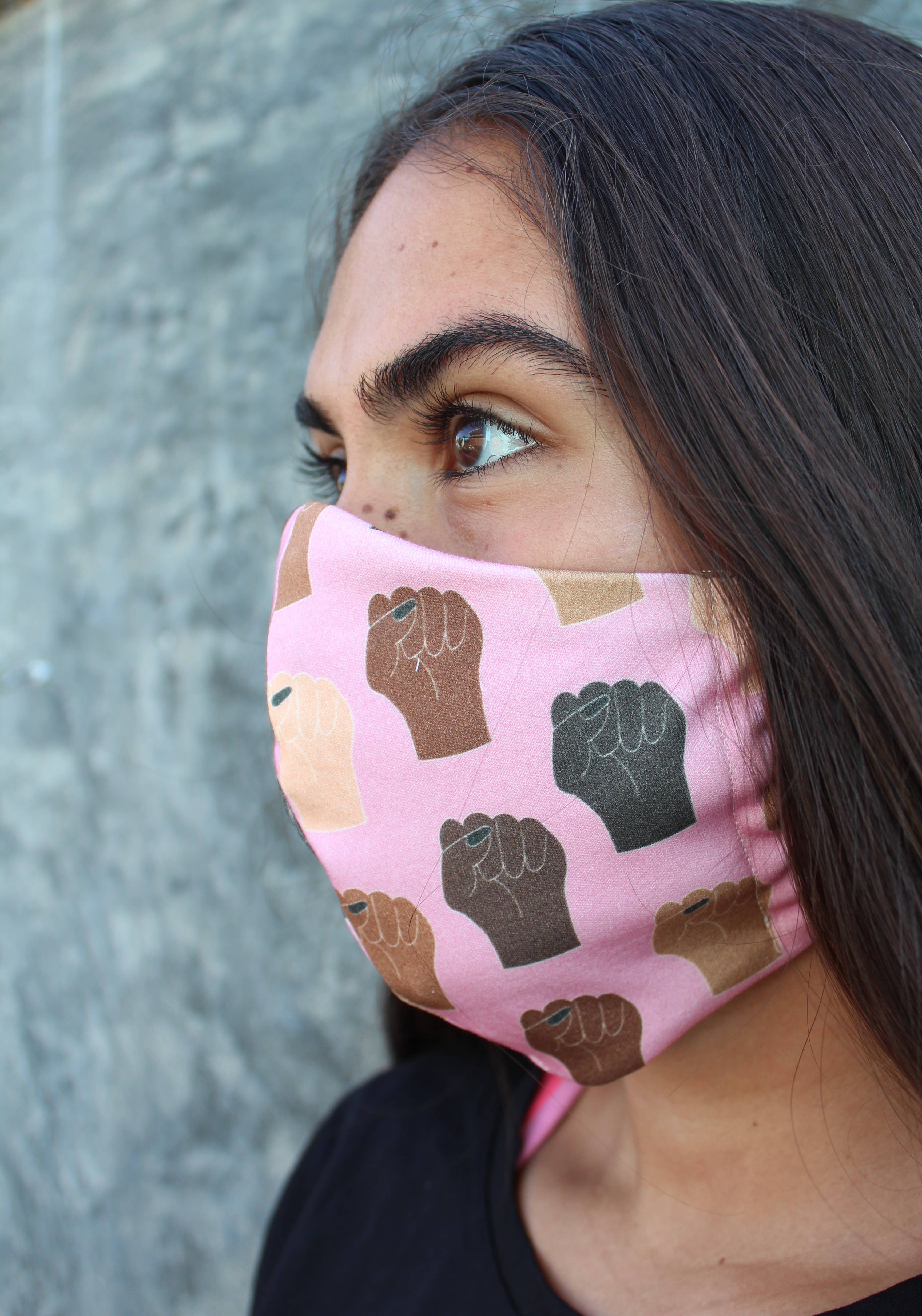 Rainbow Kiddo - Vendita all'ingrosso Mascherina/visiera protettiva - Black Lives Matter Maschera viso BLM