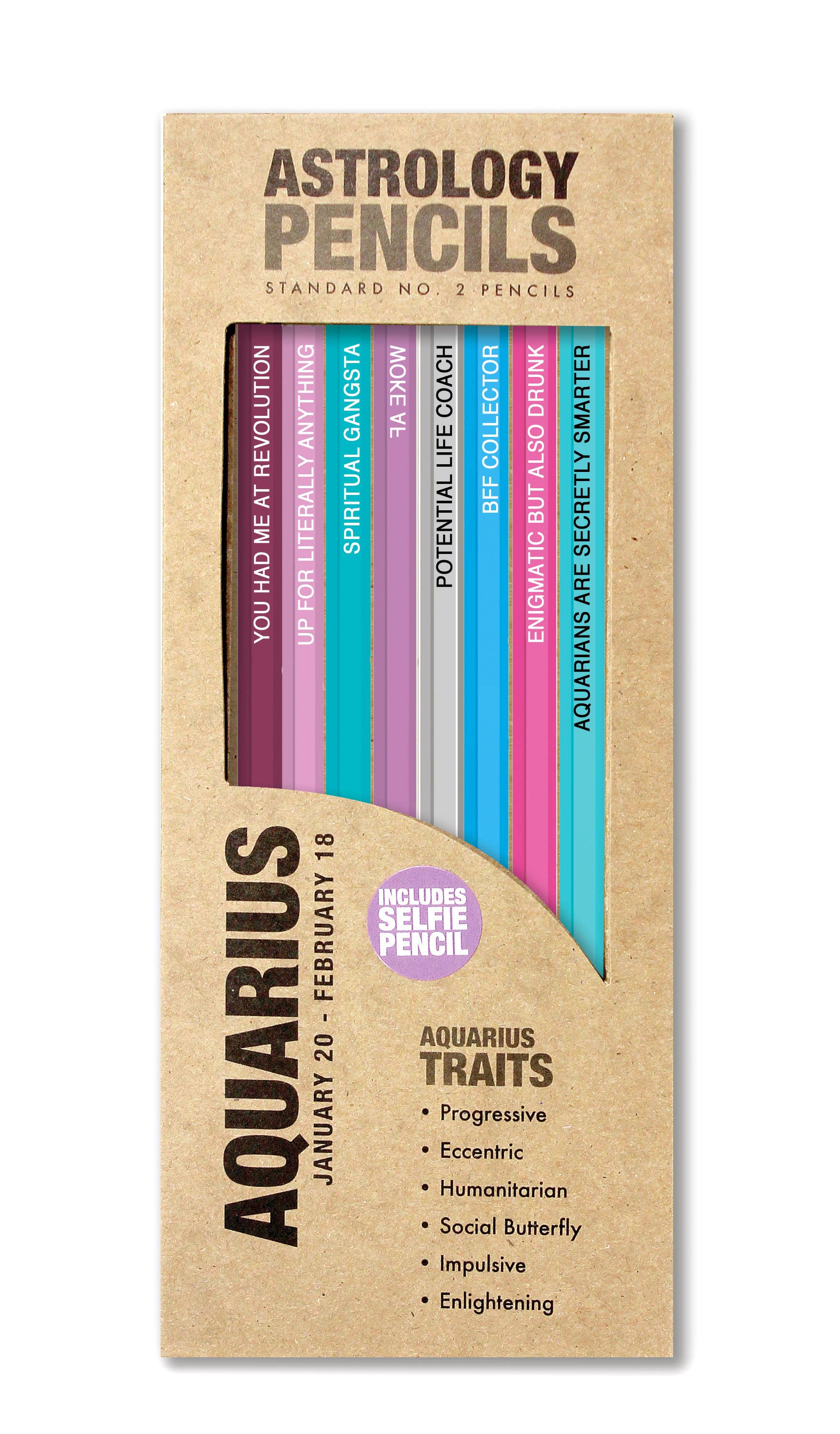 Whiskey River Soap Co. – Großhandel Bleistift – Astrologie-Bleistifte Vorpackung mit Display11