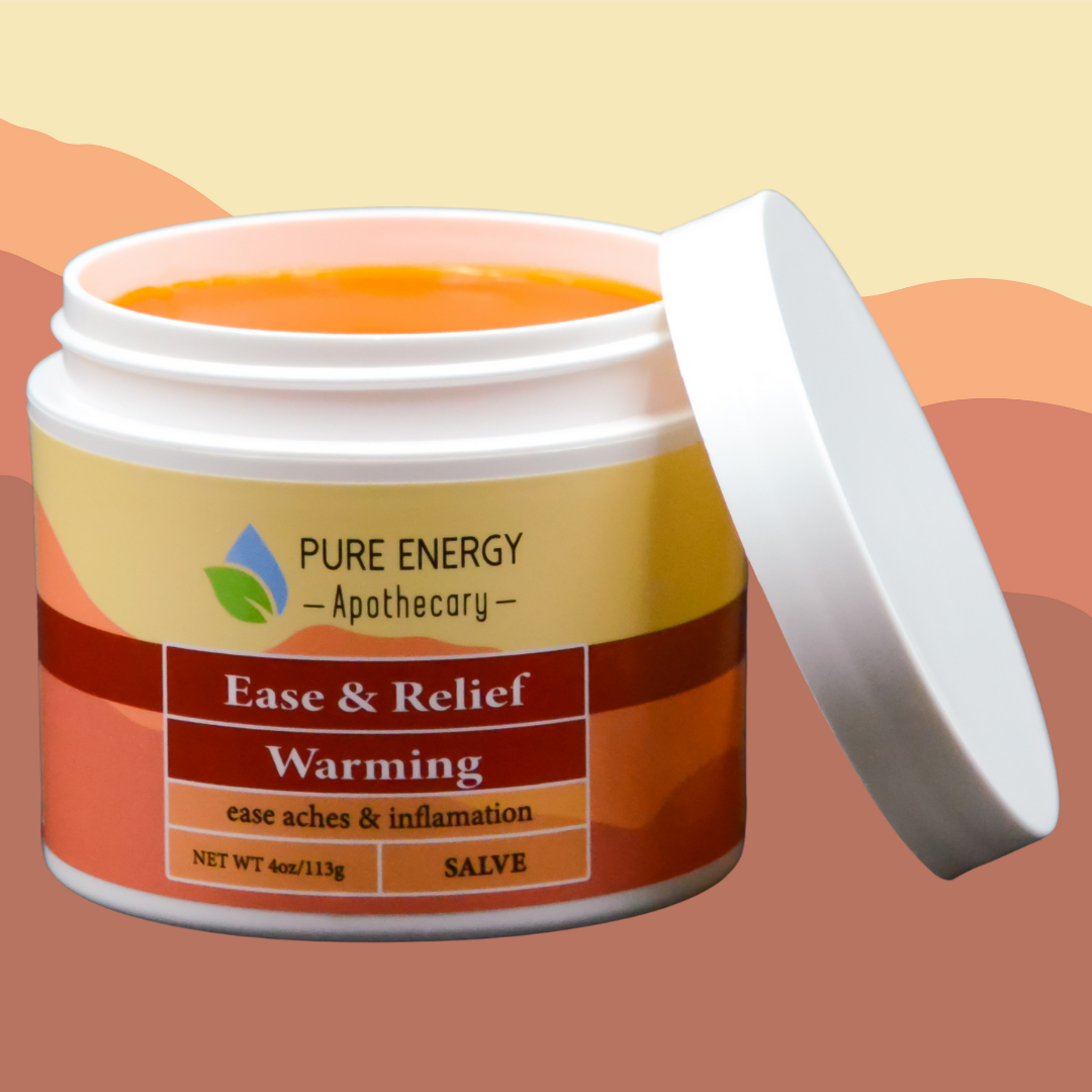 Healing Earth by Pure Energy Apothecary - Wholesale Healing Salve/Balm/Cream - Ease and Relief Warming (4 oz)0