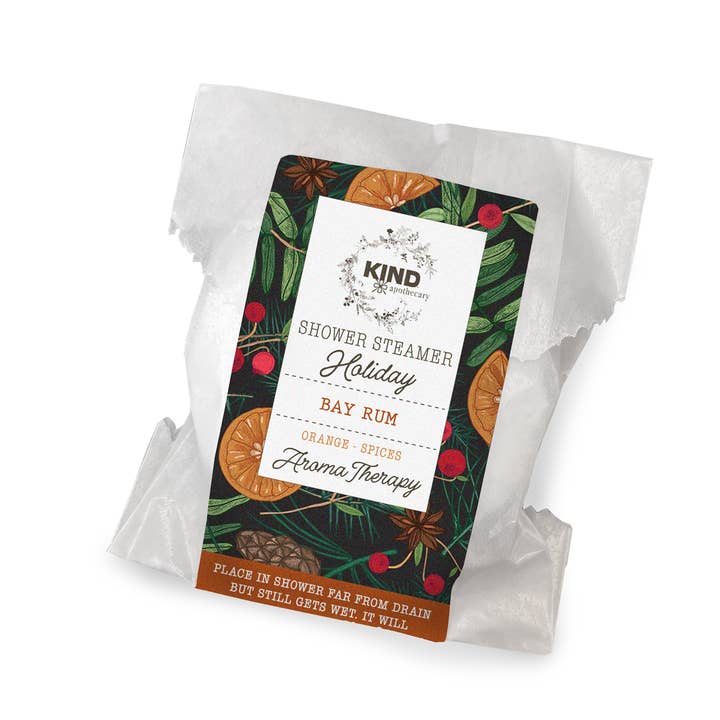 KIND apothecary - Wholesale Shower Steamer/Bomb - Holiday Shower Steamers3