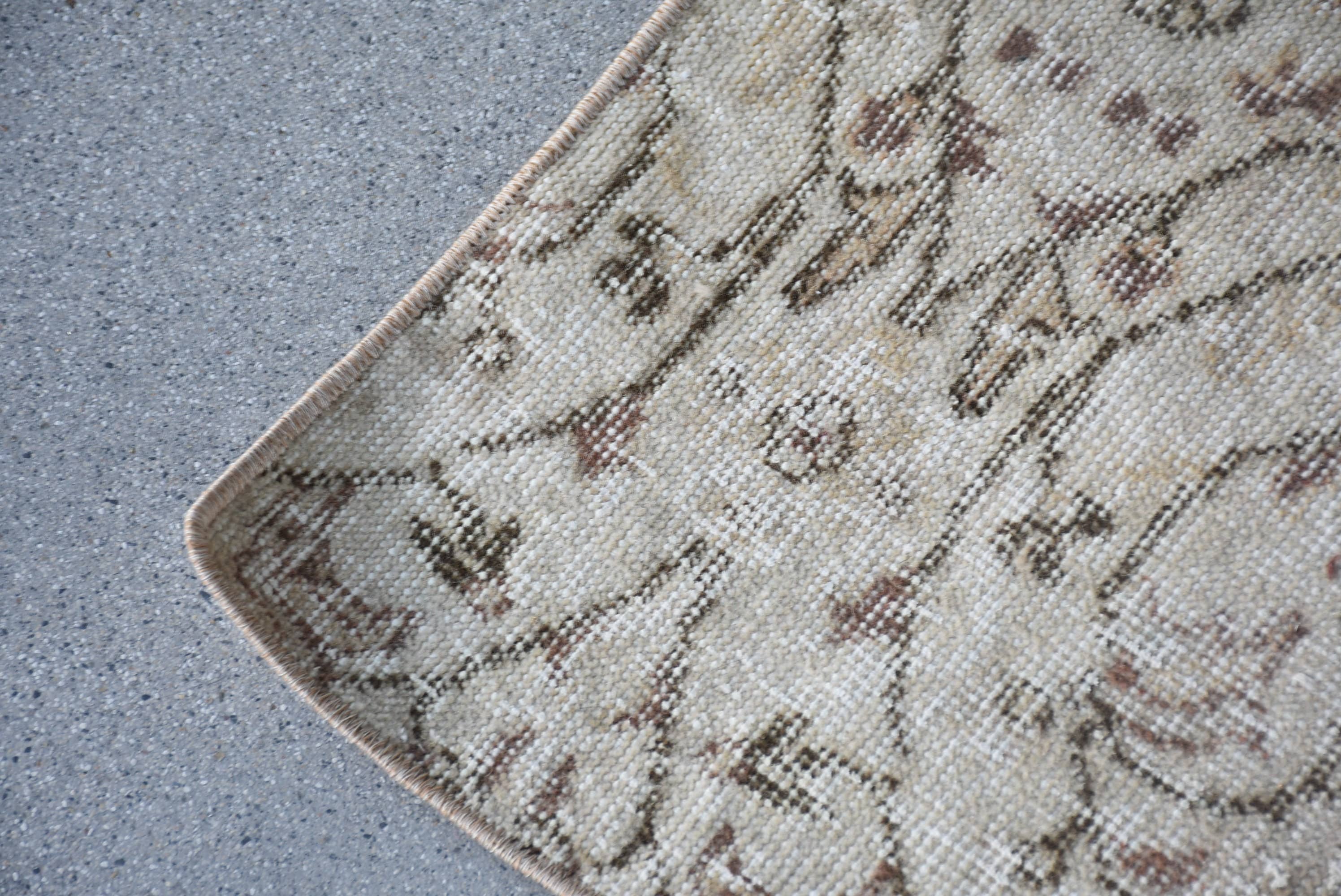 Anatolia Loom - Wholesale Door Mat - Elegant Classic Beige Rectangle Wool Rug8