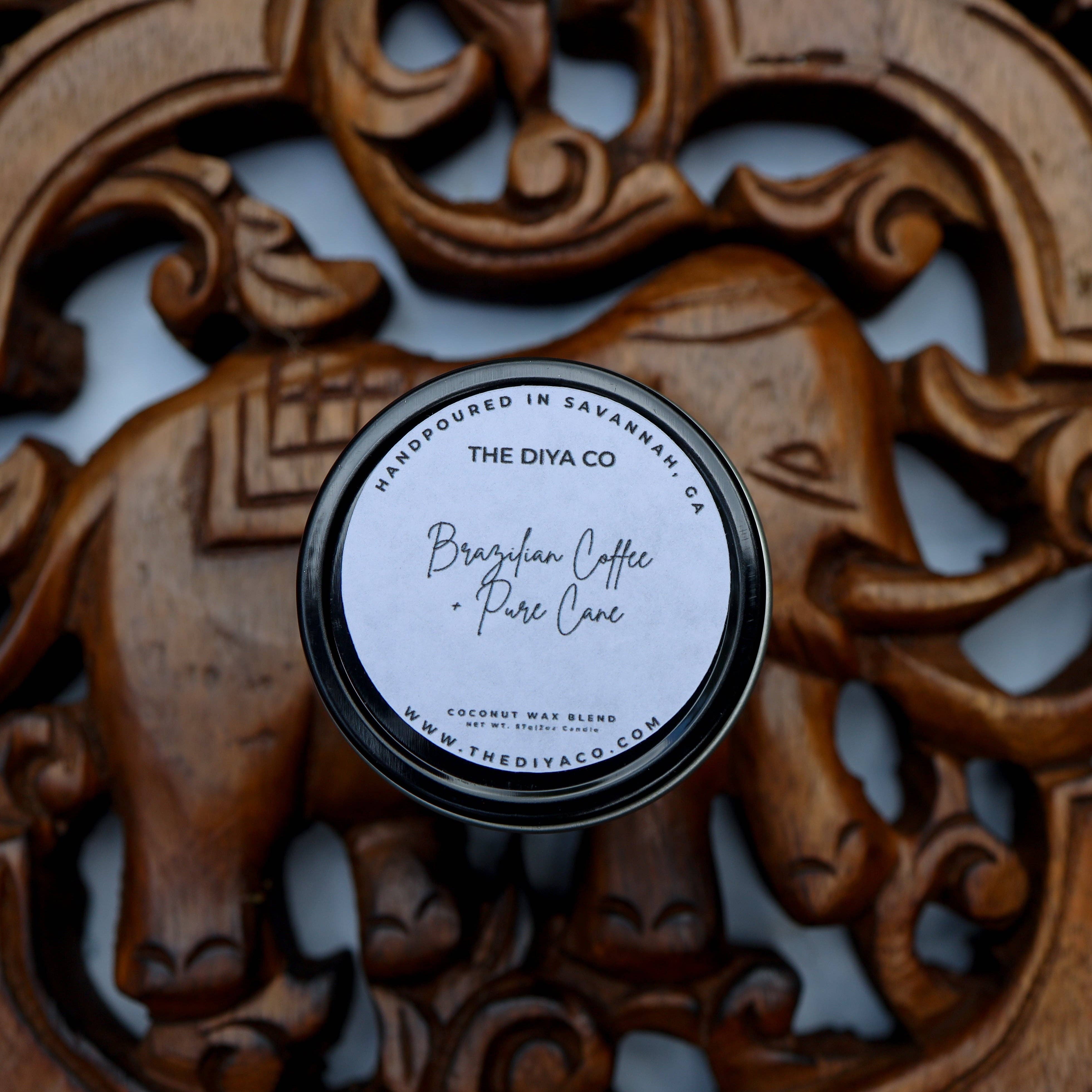 The Diya Co - Wholesale Travel Candles - Mini Tin 2oz Candle |Best Selling Scents |Coconut Soy Wax12