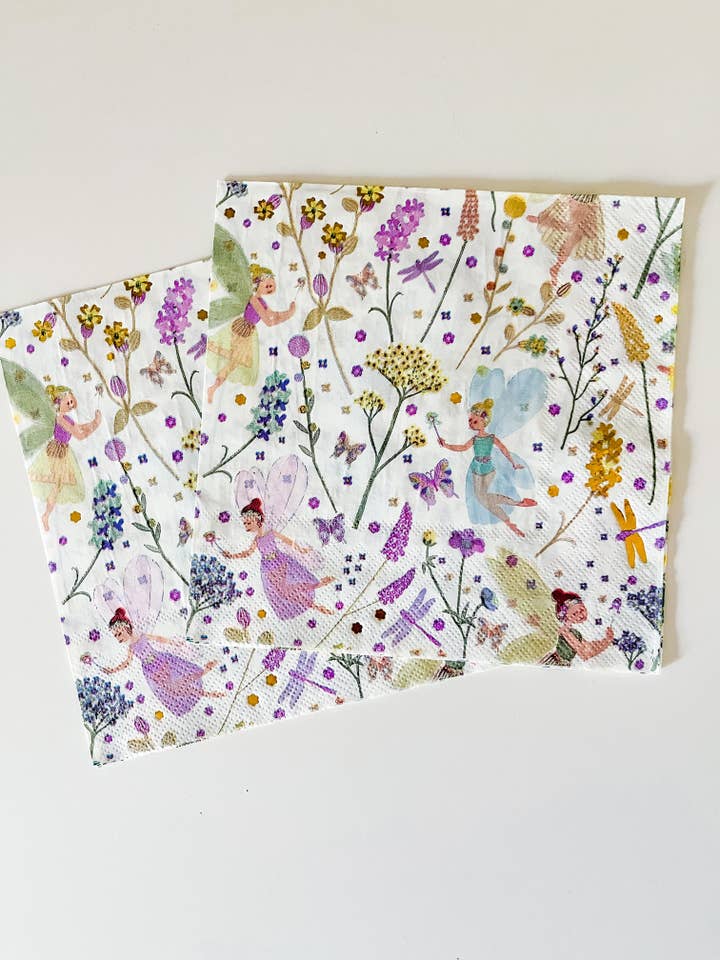 Fairy Napkins Large for wholesale by Josi James