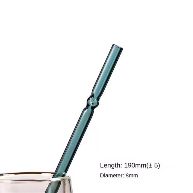IVORE.GROUP (We cover All Import duty) – wholesale Drinking straw – Colorful Borosilicate Glass Stirring Rod Straws5