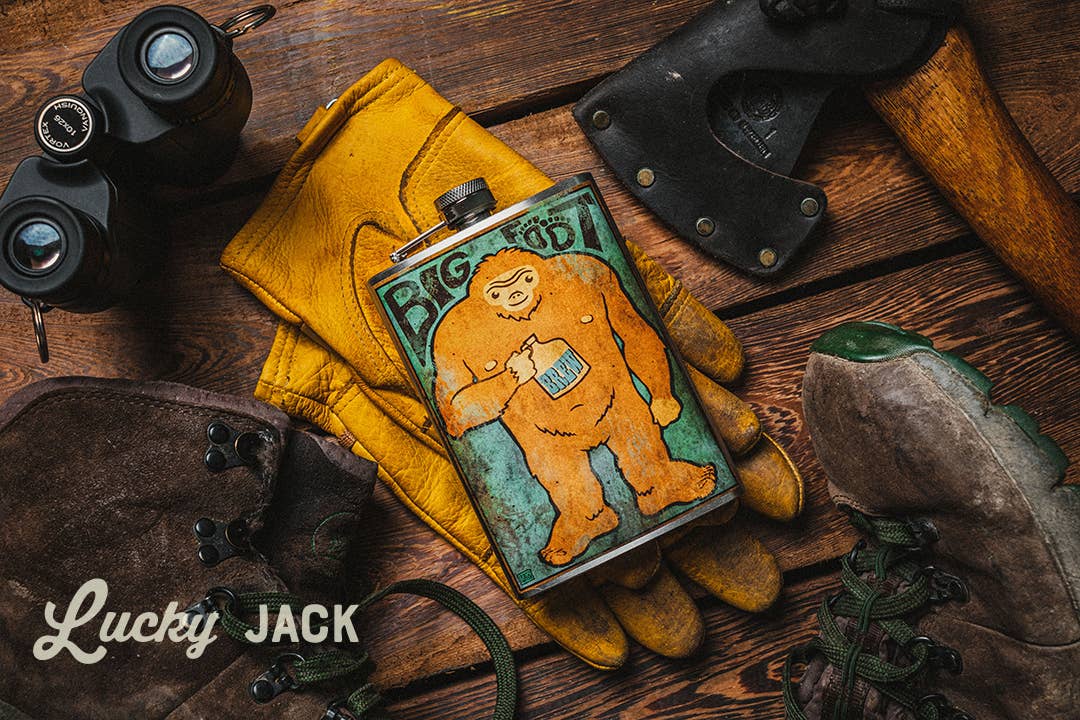 Lucky Jack - Wholesale Flask - Flask - Bigfoot, Lifestyle2